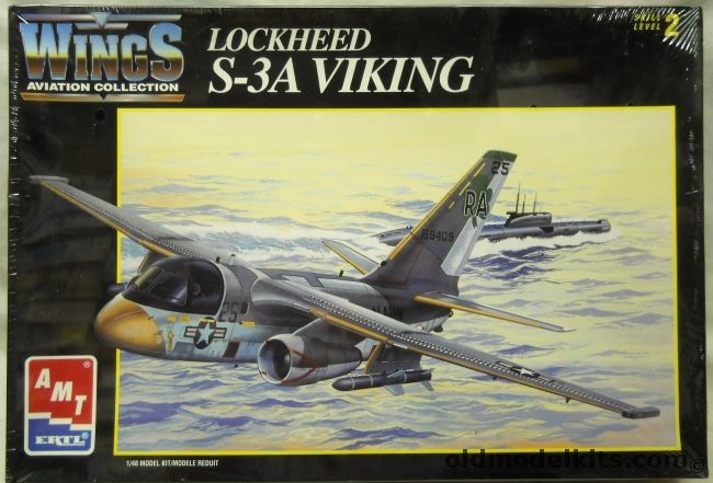 AMT 1/48 Lockheed S-3A Viking ASW, 8634 plastic model kit