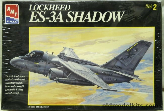 AMT 1/48 Lockheed ES-3A Shadow, 8750 plastic model kit