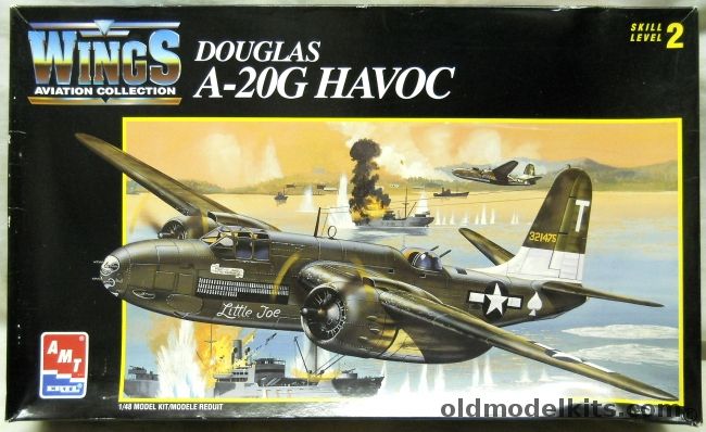 AMT 1/48 Douglas A-20J Havoc, 8895 plastic model kit