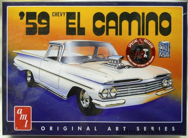 AMT 1/25 1959 Chevrolet El Camino - Stock or Custom, AMT1058-12 plastic model kit