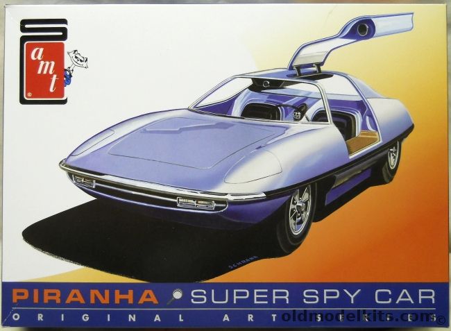 AMT 1/25 Piranha Super Spy Car, AMT916-12 plastic model kit