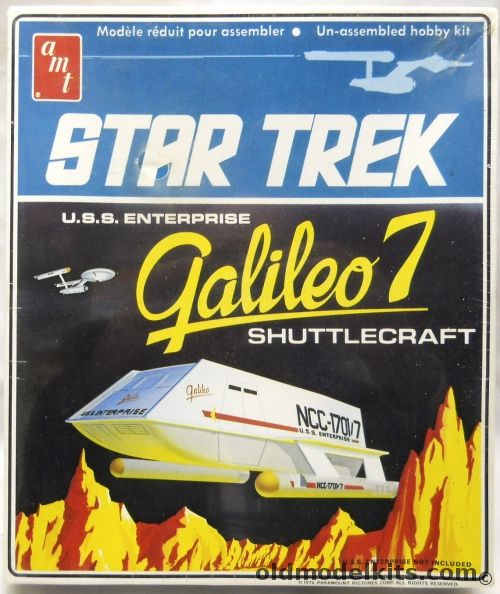 AMT 1/32 Star Trek Galileo 7 Shuttlecraft - USS Enterprise (TV Show), S959 plastic model kit