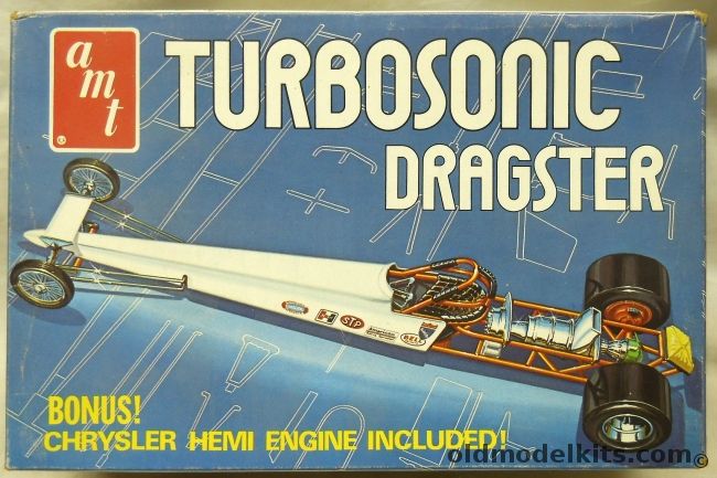 AMT 1/25 Turbosonic Dragster - Turbine Powered, T172-225 plastic model kit
