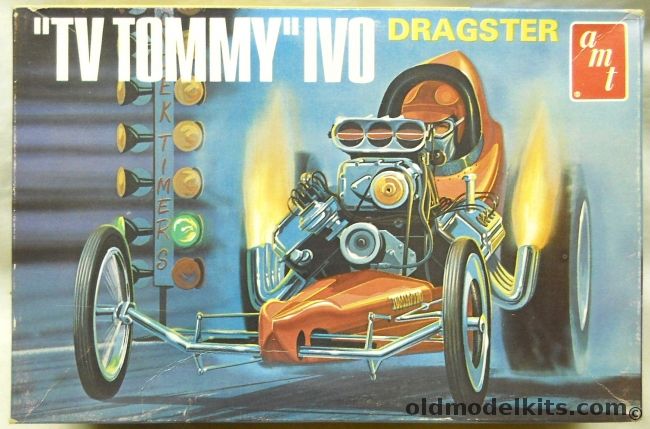 AMT 1/25 TV Tommy Ivo Dragster, T214-225 plastic model kit