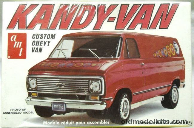 AMT 1/25 Kandy-Van Custom Chevy Van - Chevrolet, T246 plastic model kit