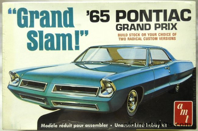 AMT 1/25 Grand Slam 1965 Pontiac Grand Prix - Stock Or Your Choice Of Two Radical Custom Versions, T334 plastic model kit
