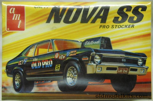 AMT 1/25 Chevrolet Nova SS Pro Stocker - 'The Old Pro' or Factory Stock, T365-225 plastic model kit