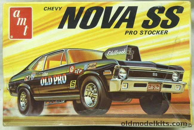AMT 1/25 Chevrolet Nova SS Pro Stocker - 'The Old Pro' or Factory Stock, T365 plastic model kit