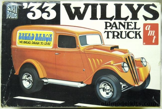 AMT 1/25 1933 Willys Panel Truck - Bread Baron or Willies Willy, T406 plastic model kit