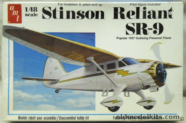 AMT 1/48 Stinson Reliant SR-9, T639 plastic model kit