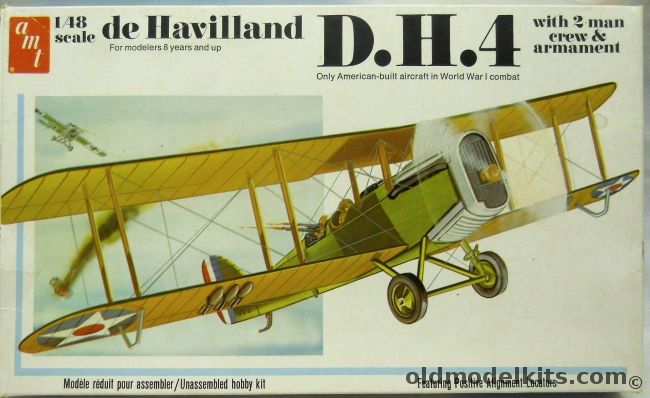 AMT 1/48 De Havilland DH-4, T646 plastic model kit