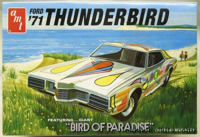 AMT 1/25 1971 Ford Thunderbird - Stock / Custom, AMT920-12 plastic model kit