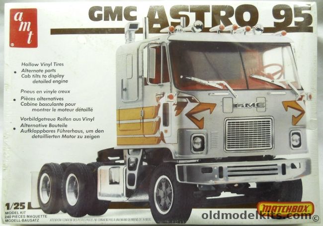 AMT 1/25 GMC Astro 95 - Semi Tractor Truck, PK6133 plastic model kit