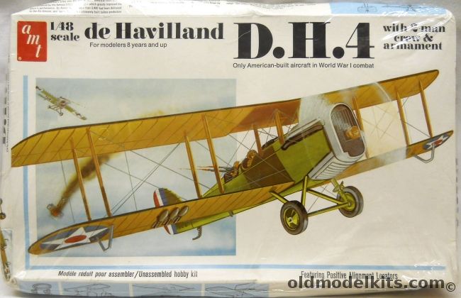 AMT 1/48 De Havilland DH-4, T646 plastic model kit