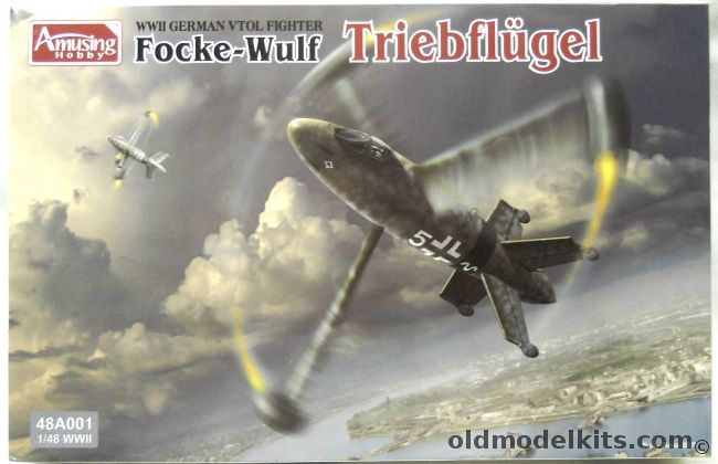 Amusing Hobby 1/48 Focke-Wulf Triebflugel - German WWII Fighter Design, 48A001 plastic model kit