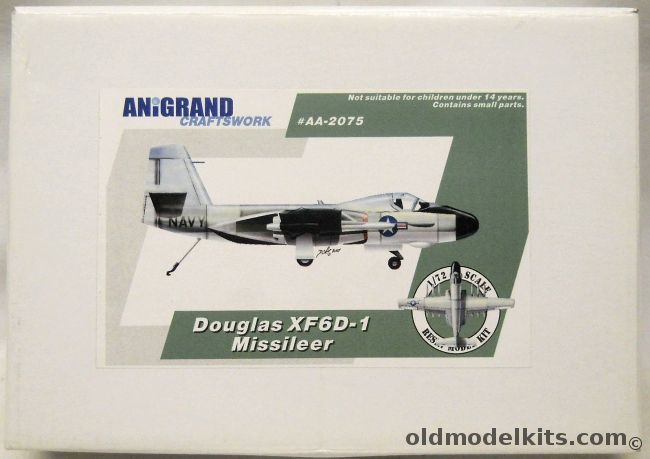 Anigrand 1/72 Douglas XF6D-1 Missileer, AA2075 plastic model kit