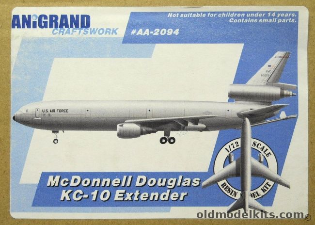 Anigrand 1/72 McDonnell Douglas KC-10 Extender, AA2094 plastic model kit