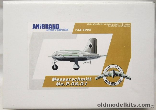 Anigrand 1/144 Messerschmitt Me.P.08.01, AA4008 plastic model kit