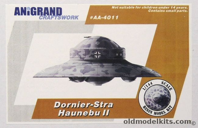 Anigrand 1/144 Dornier-Stra Haunebu II, AA4011 plastic model kit