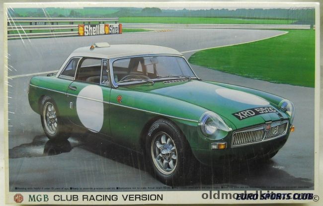 Aoshima 1/24 MGB Club Racing Version - Euro Sports Club - MG B, 01536 plastic model kit