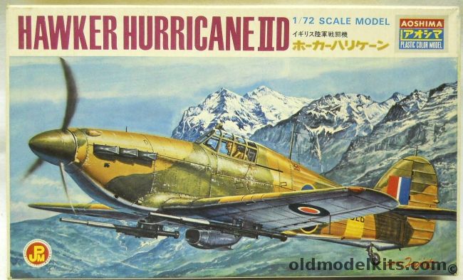 Aoshima 1/72 Hawker Hurricane IID - RAF, 309-100 plastic model kit