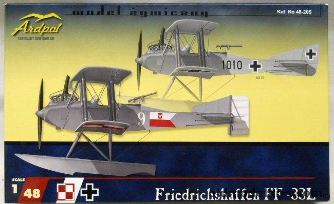 Ardpol 1/48 Friedrichshaffen FF-33L - Germany 1917-18 / Poland August 1920, 48-205 plastic model kit