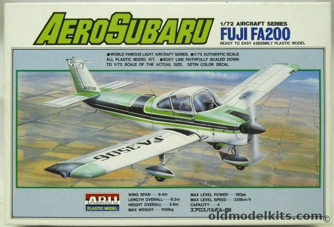 Arii 1/72 Fuji FA-200 Aero Subaru - (ex Eidai), A701-300 plastic model kit