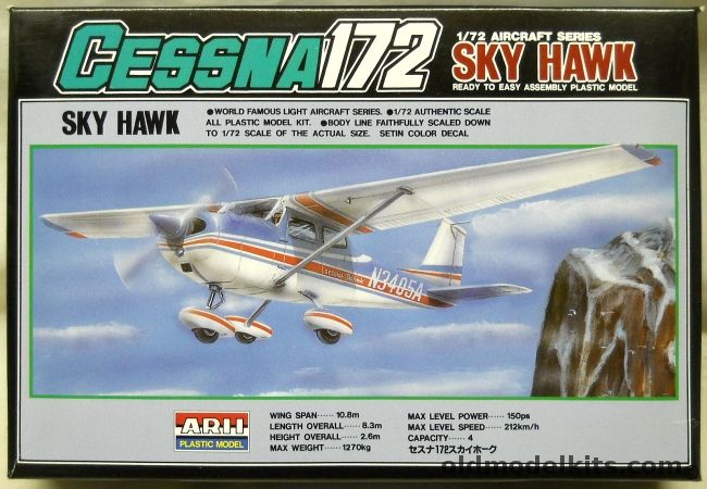 Arii 1/72 Cessna 172 Skyhawk Seaplane - (ex Eidai), A702 plastic model kit