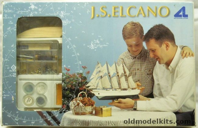 Artesania Latina 1/250 J.S. Elcano Spanish Navy Training ship - 17.9 Inch Long Wooden Ship, 200102 plastic model kit