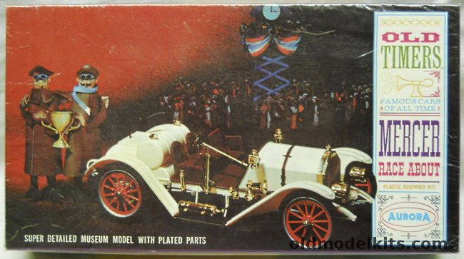 Aurora 1/16 1913 Mercer Raceabout - Old Timers Issue, 572-198 plastic model kit