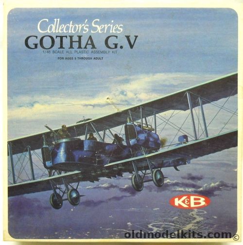 Aurora-KB 1/48 Gotha G-V Collectors Series Issue - (G.V), 1126-300 plastic model kit