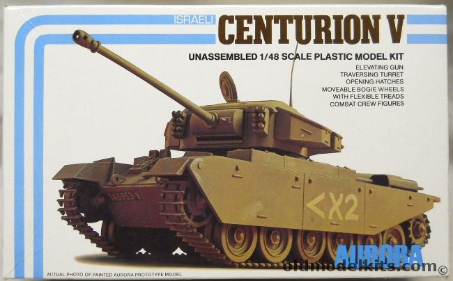 Aurora 1/48 Centurion V - Great Britain or Israel, 061 plastic model kit