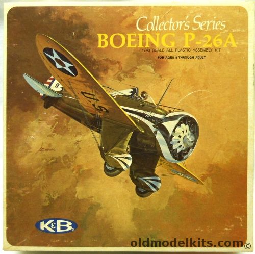 Aurora-KB 1/48 Boeing P-26A - 34th Attack Squadron - Collector's Series, 1115-200 plastic model kit