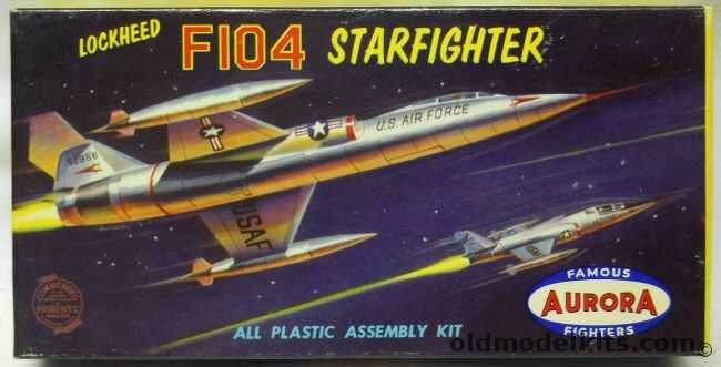 Aurora 1/110 Lockheed F-104 Starfighter, 291-29 plastic model kit