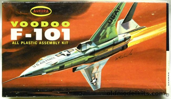 Aurora 1/136 F-101 Voodoo, 294-50 plastic model kit