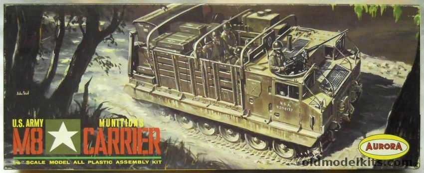 Aurora 1/48 US Army Munitions Carrier - (M8E2), 309-98 plastic model kit