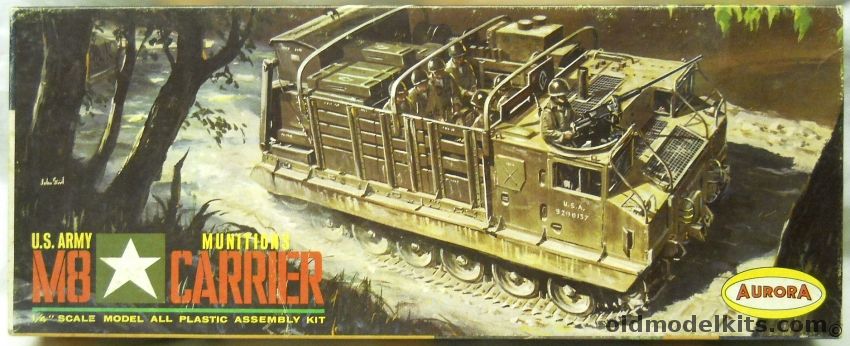 Aurora 1/48 US Army Munitions Carrier - (M8E2), 309-98 plastic model kit