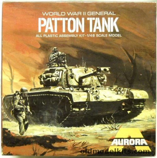 Aurora 1/48 Patton Tank M48 - 8th Army / 8th Army 6th Tank Bat. / 24th Infantry Division, 321-150 plastic model kit