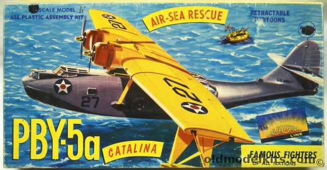Aurora 1/74 Consolidated PBY-5A Catalina, 374 plastic model kit