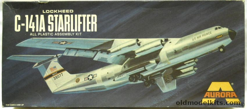 Aurora 1/108 Lockheed C-141A Starlifter, 376 plastic model kit