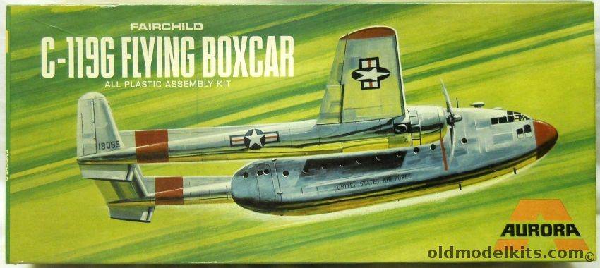 Aurora 1/77 C-119G Flying Boxcar, 393-250 plastic model kit