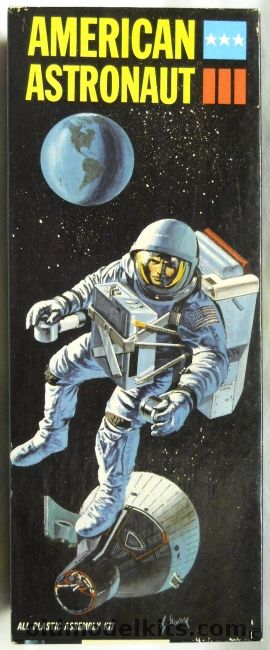 Aurora 1/13 American Astronaut - Gemini Program, 409-100 plastic model kit