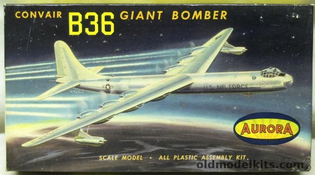 Aurora 1/333 Convair B-36 Giant Bomber - Peacemaker, 492-49 plastic model kit