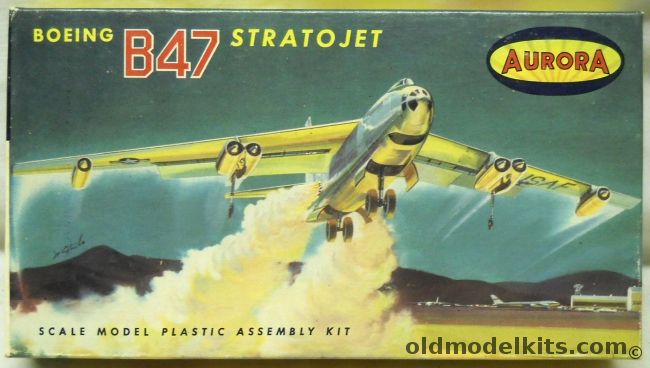 Aurora 1/180 Boeing B-47 Stratojet, 493-50 plastic model kit