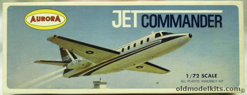 Aurora 1/72 Jet Commander - Rockwell 1121, 85-100 plastic model kit