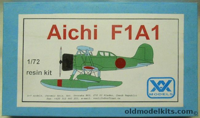 AV Models 1/72 Aichi F1A1, AV001 plastic model kit