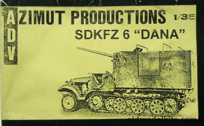 Azimut Productions 1/35 Sd.Kfz. 6 Dana, 35080 plastic model kit