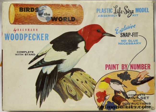 Bachmann 1/1 Birds of the World Woodpecker, 9004-100 plastic model kit