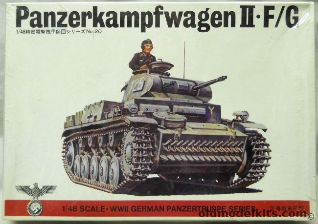 Bandai 1/48 Panzerkampfwagen II Ausf. F/G - (Panzer II), 8261 plastic model kit