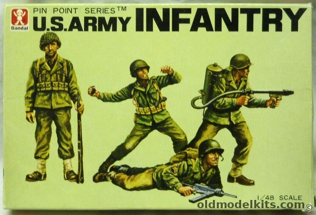 Bandai 1/48 US Army Infantry, 8268 plastic model kit